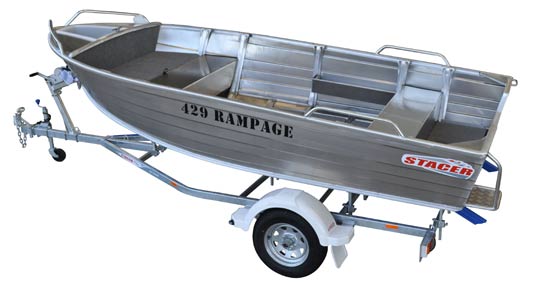 Stacer Aluminium Boat Range 429 Rampage